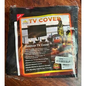 NEW Clicks Brand Outdoor TV Cover Black 60“ Screen NIP
